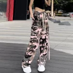 camo cargo pants women