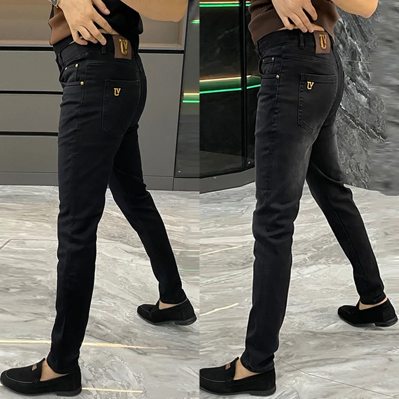 men's black jeans