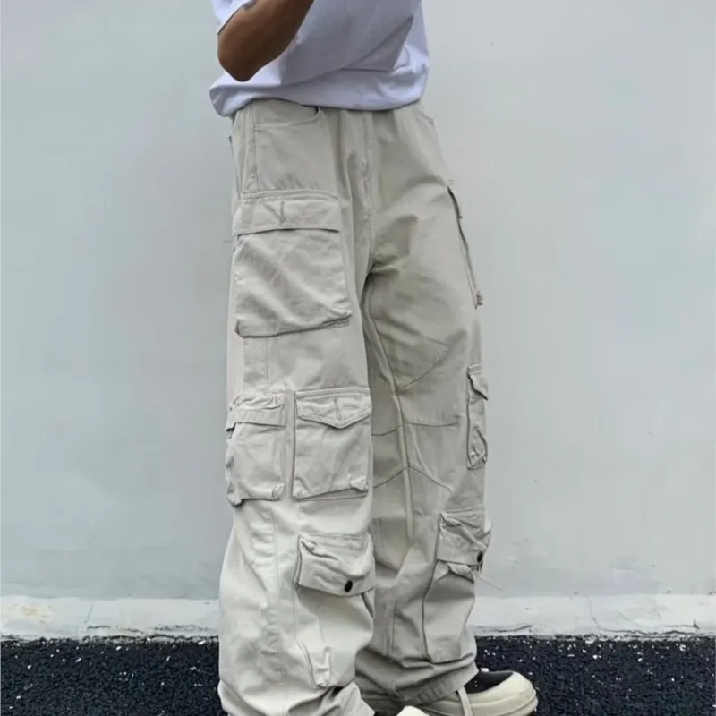 white cargo pants