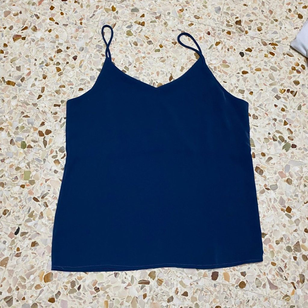 navy blue tank top
