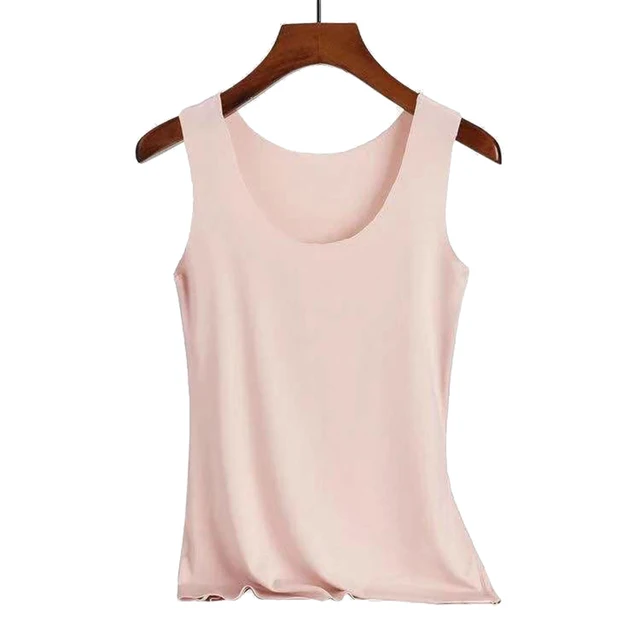light pink tank top