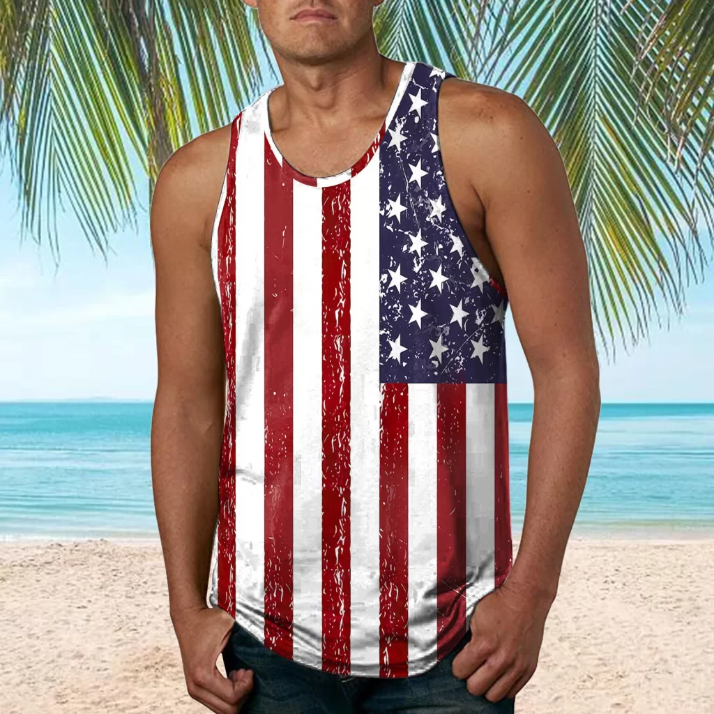 american flag tank top