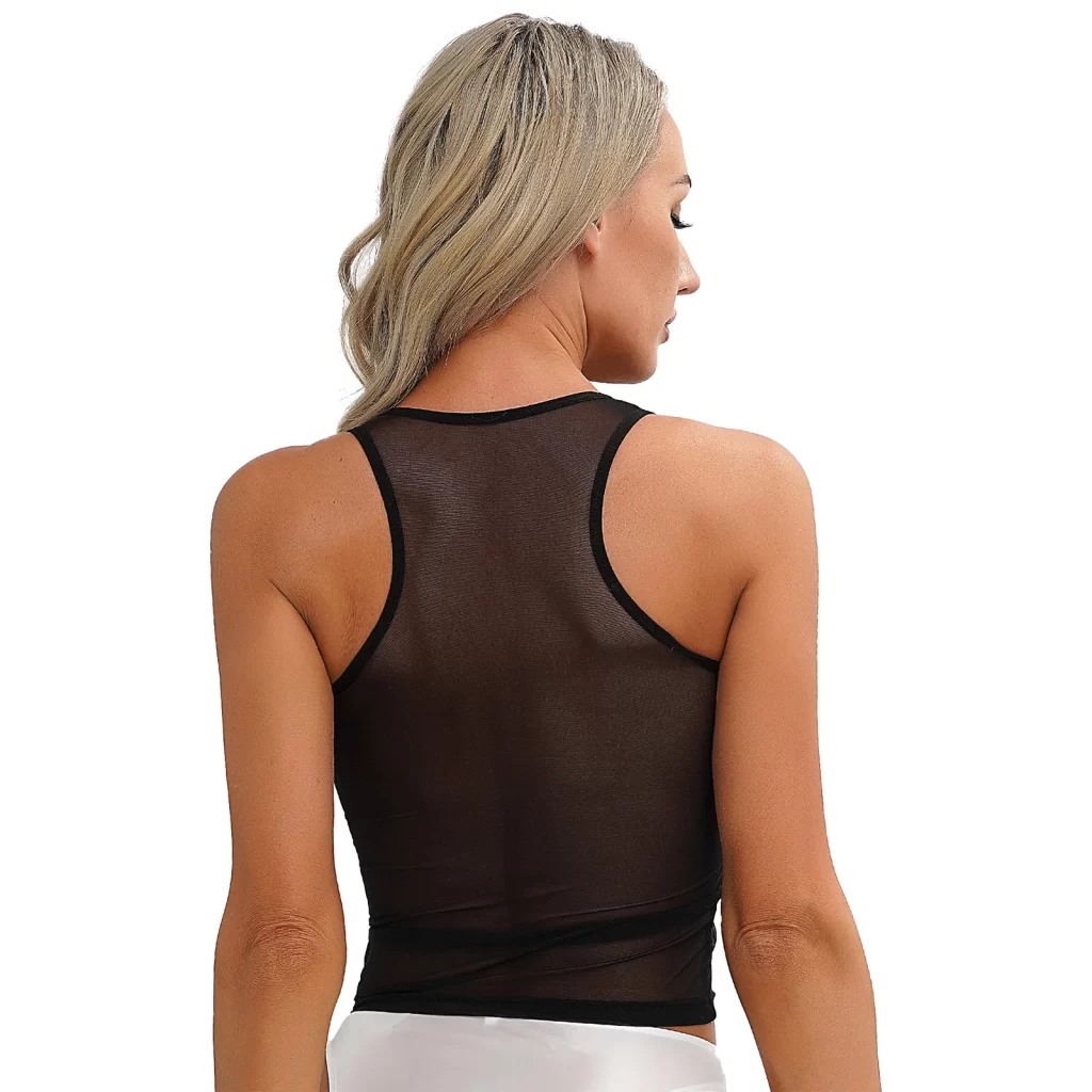 sheer tank top