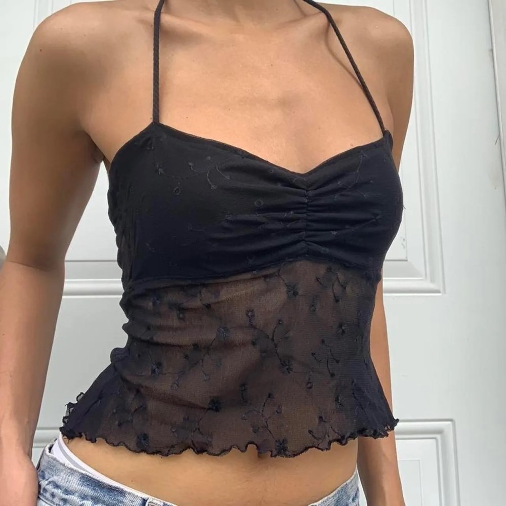 sheer tank top