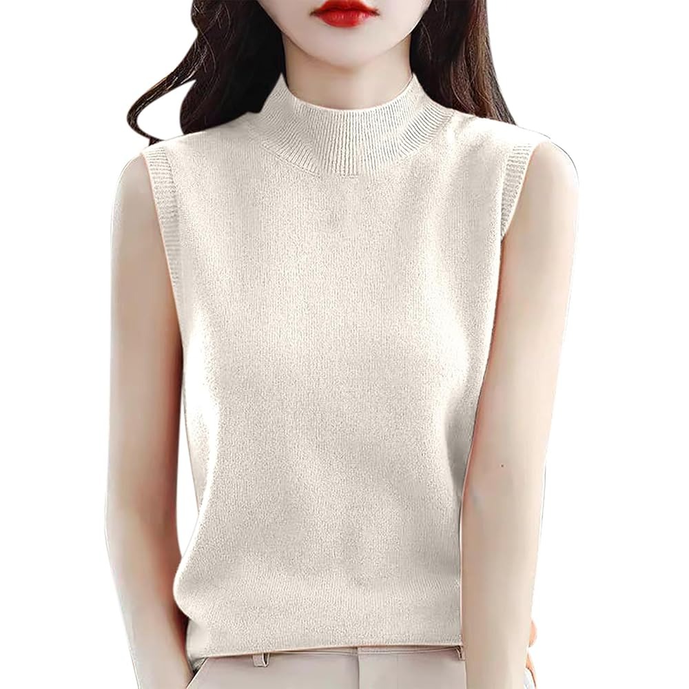 mock neck tank top