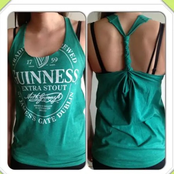 cut a tshirt into a tank top