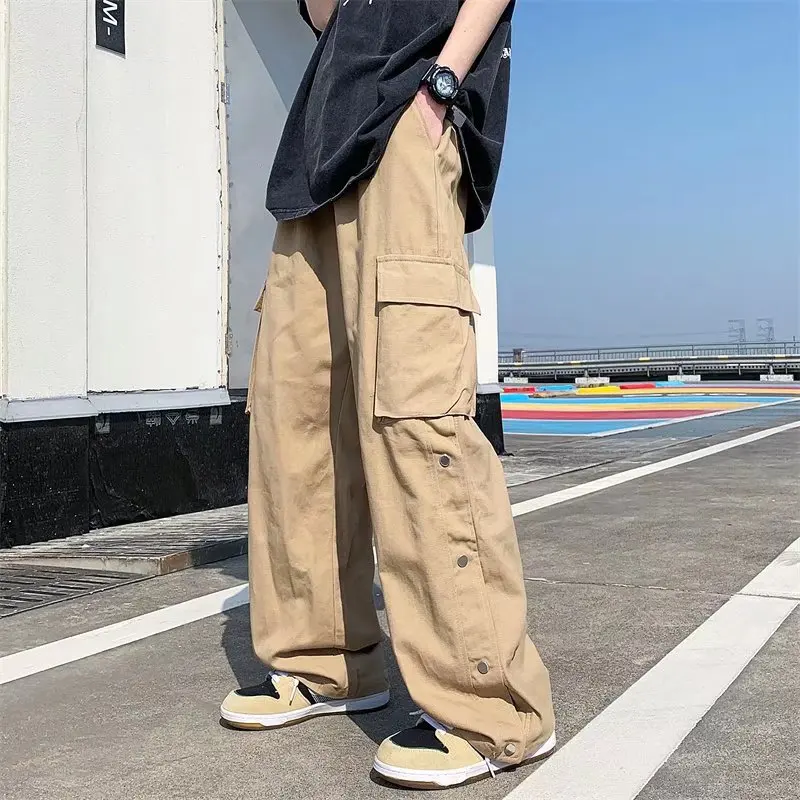 wide leg cargo pants