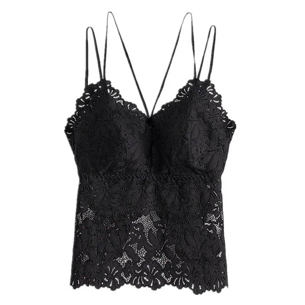 black lace tank top