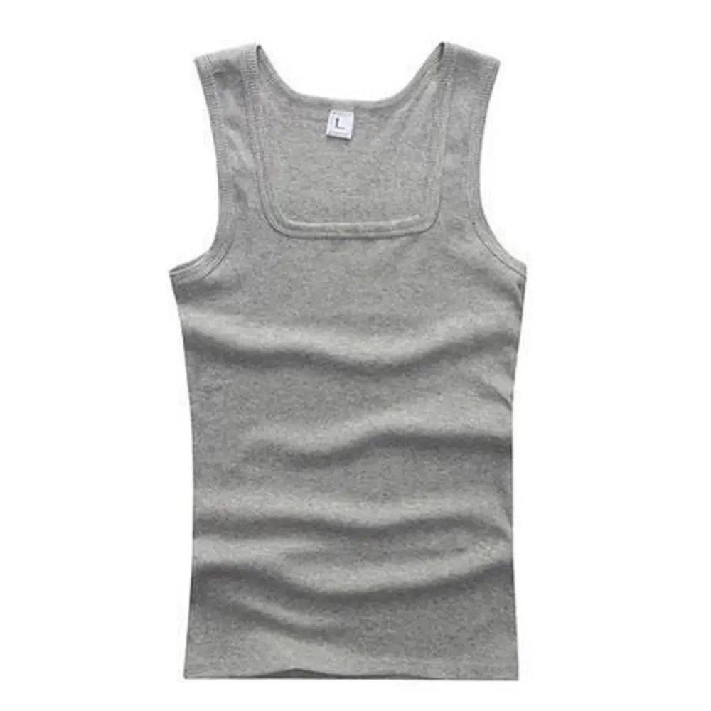 gray tank top