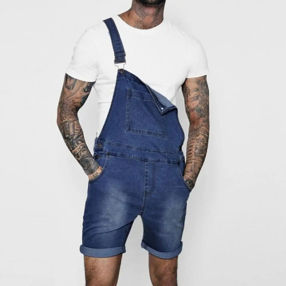 overall shorts mens