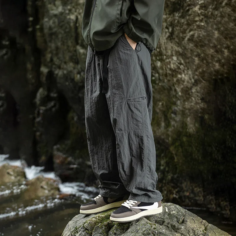 nylon cargo pants