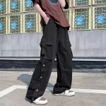 wide leg cargo pants