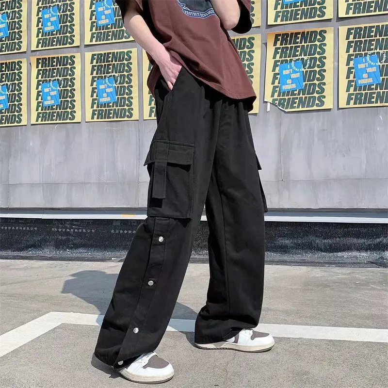 wide leg cargo pants