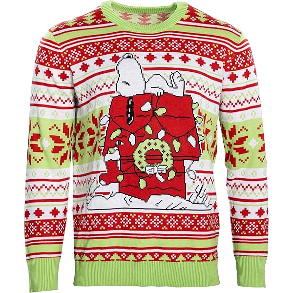 snoopy christmas sweater