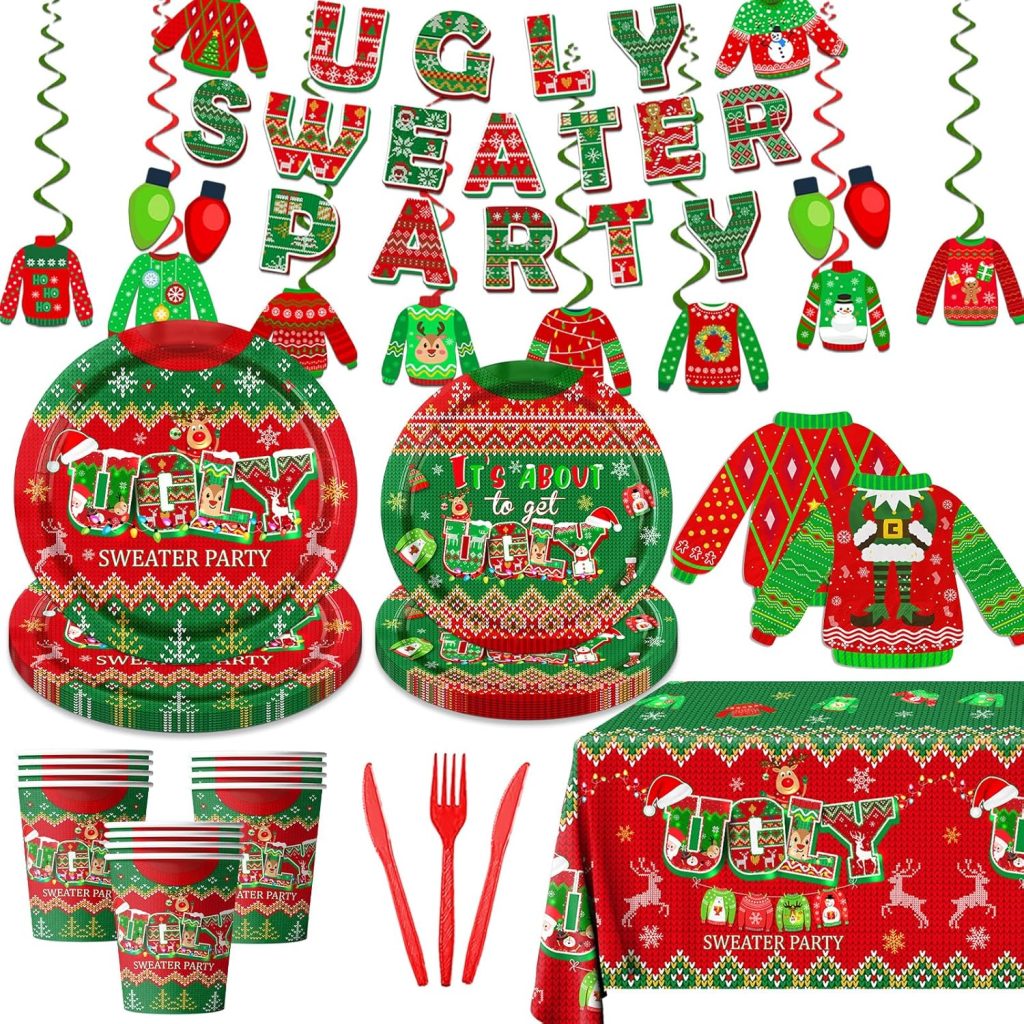 ugly christmas sweater party