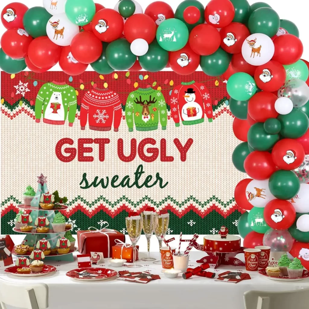 ugly christmas sweater party