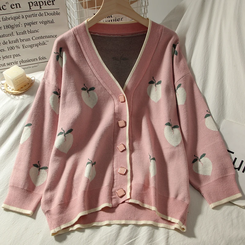 pink cardigan sweater