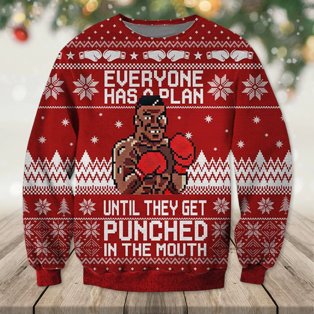 mike tyson christmas sweater