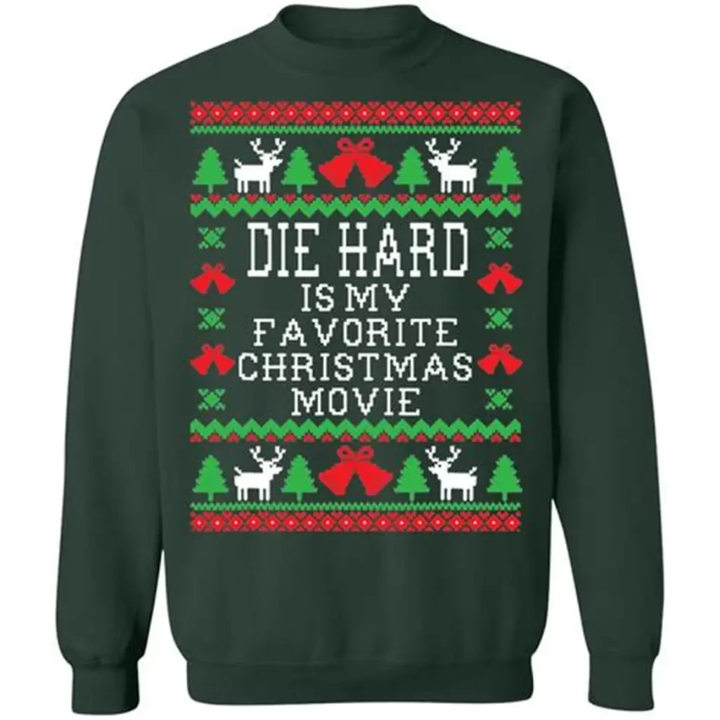 die hard christmas sweater