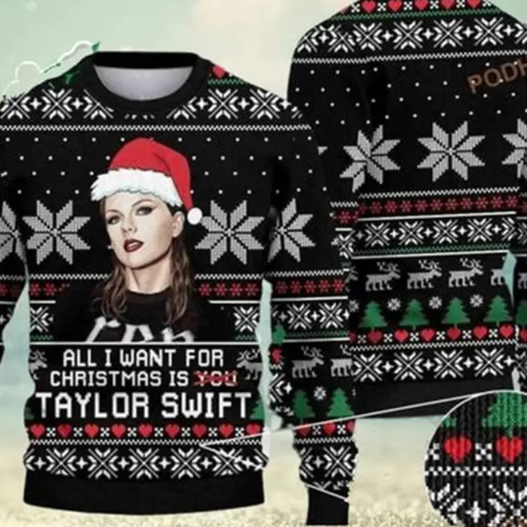 taylor swift christmas sweater