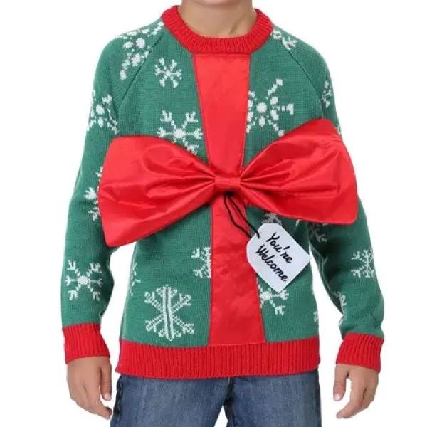 kids ugly christmas sweater