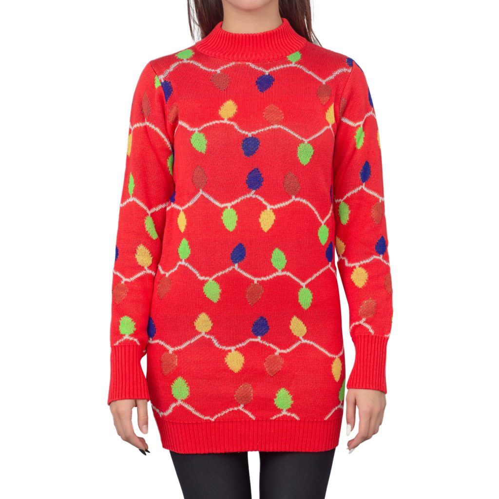 ugly christmas sweater dress