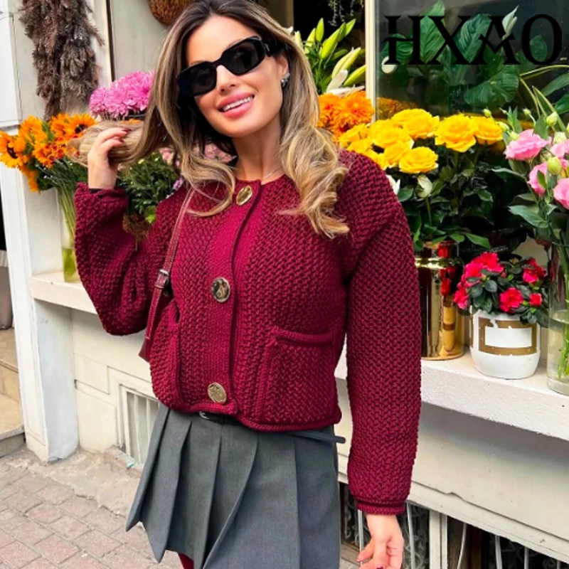 cropped cardigan sweater