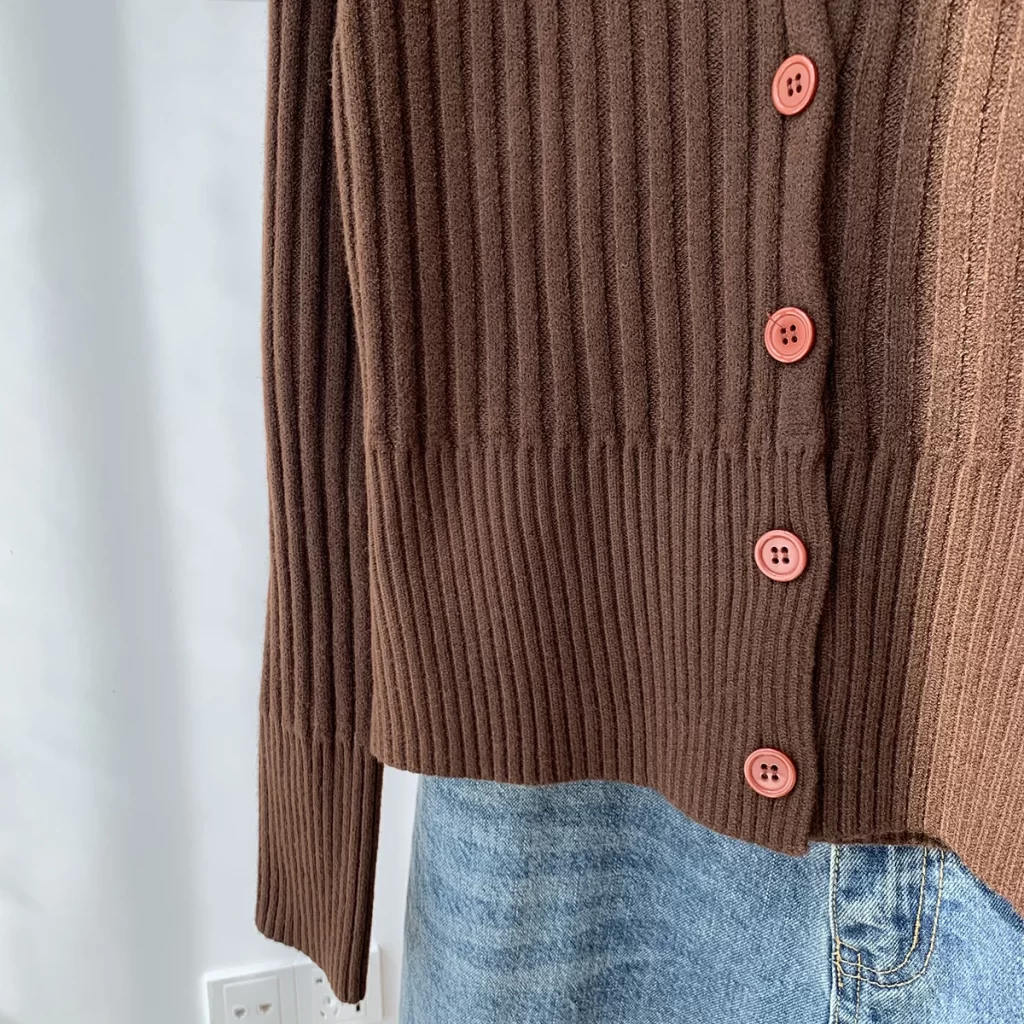 brown cardigan sweater