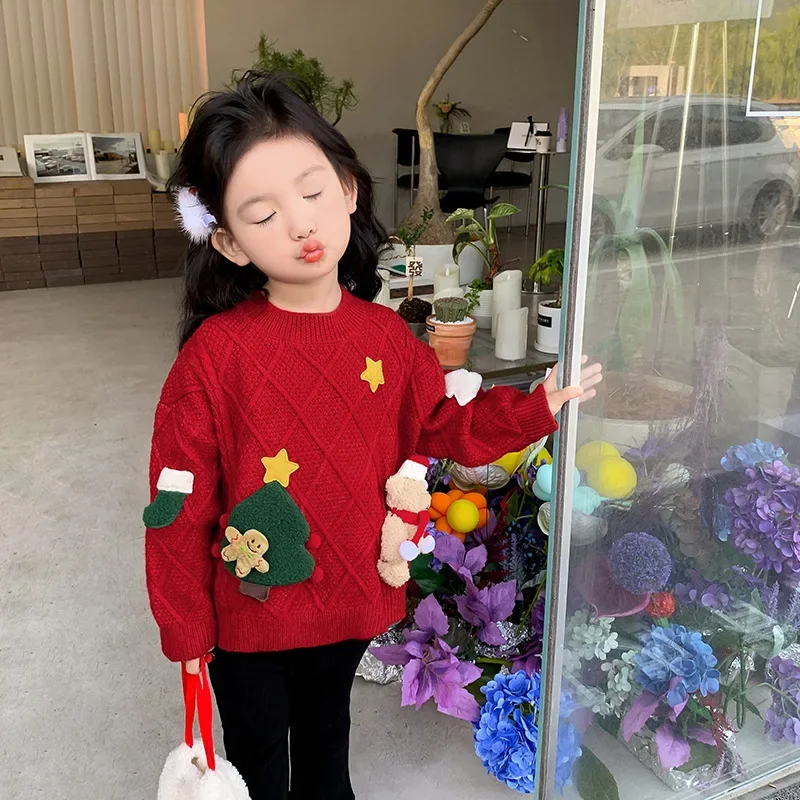 girls christmas sweater