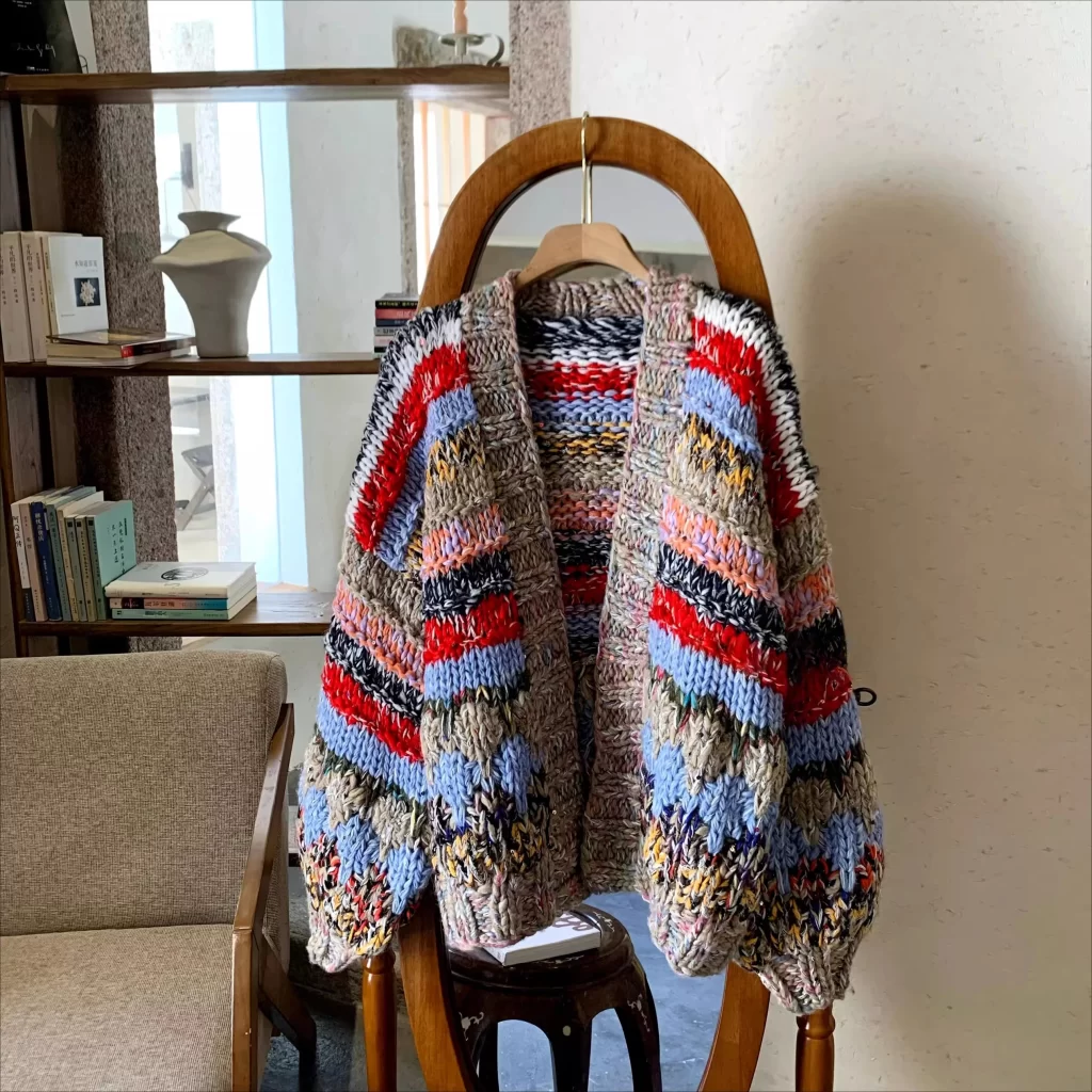 chunky cardigan sweater