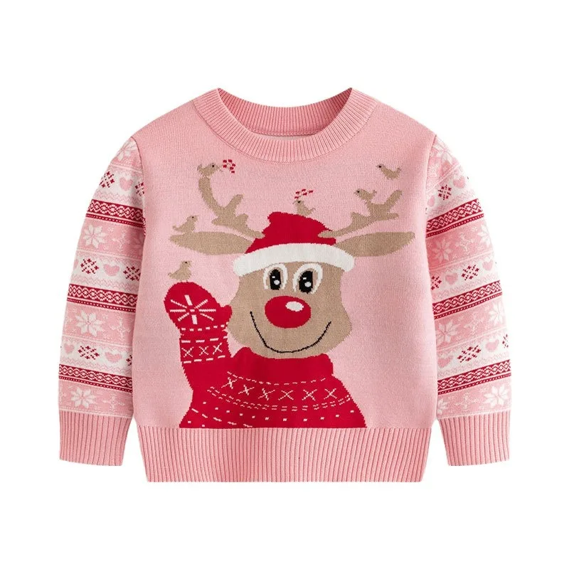 pink christmas sweater