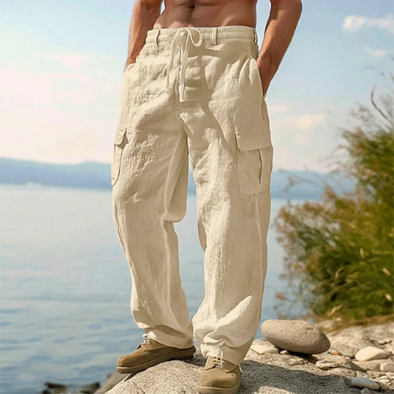 linen cargo pants
