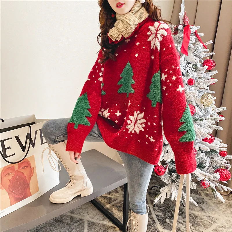 red christmas sweater