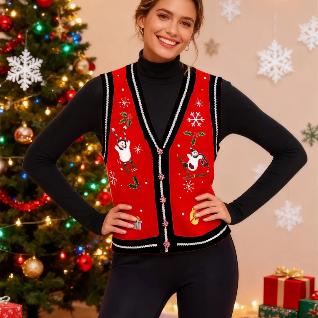 christmas sweater vest