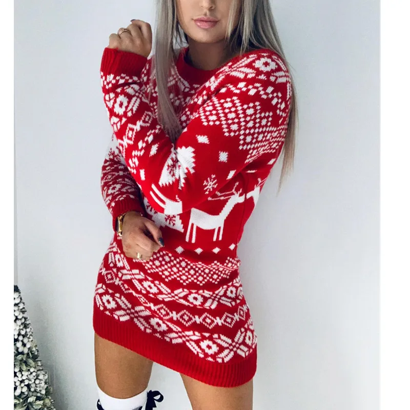 christmas sweater dress