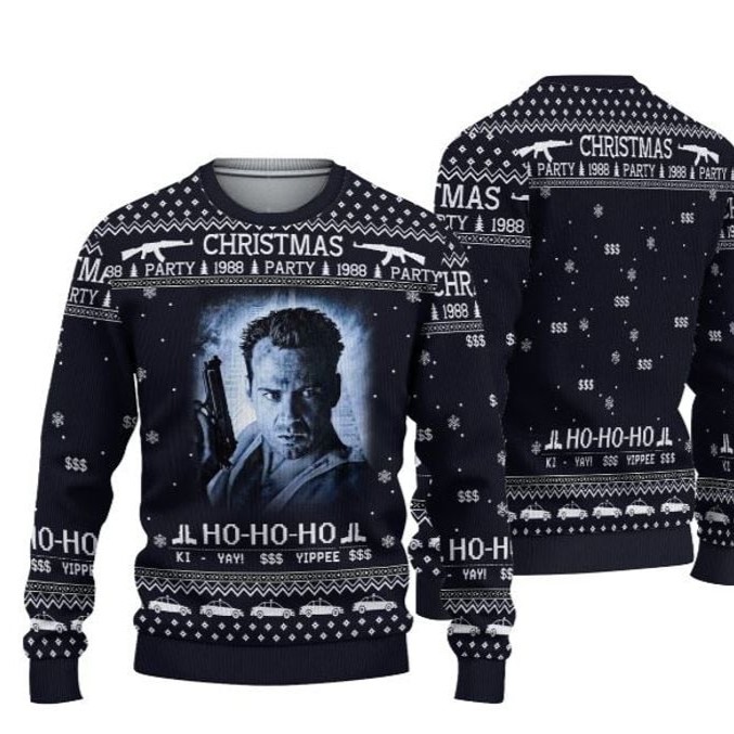 die hard christmas sweater