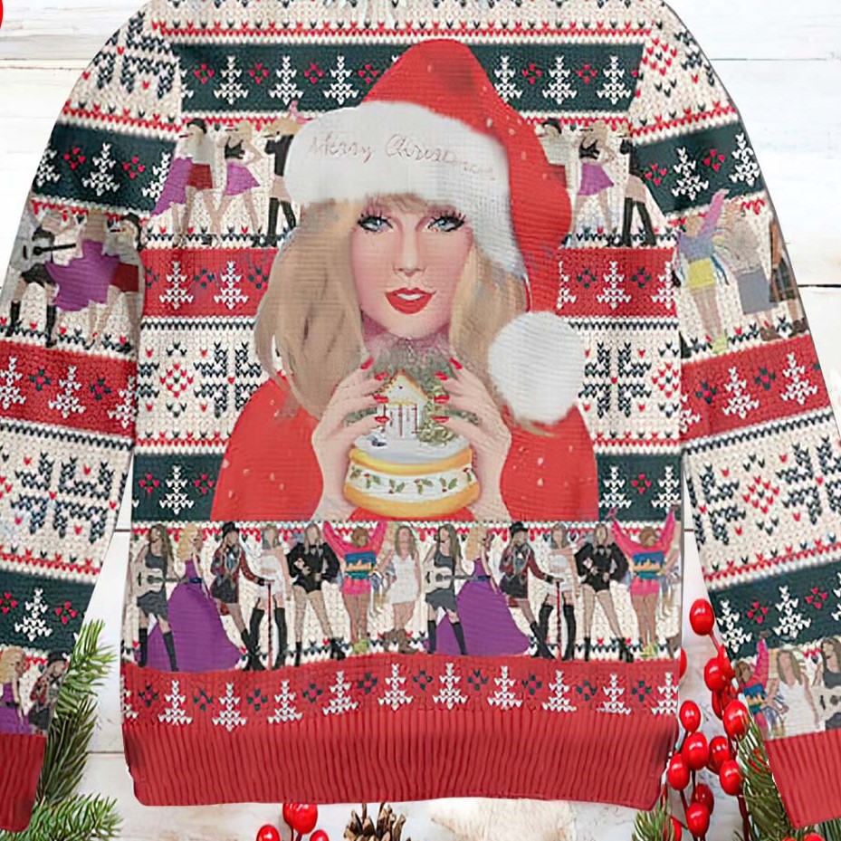 taylor swift christmas sweater