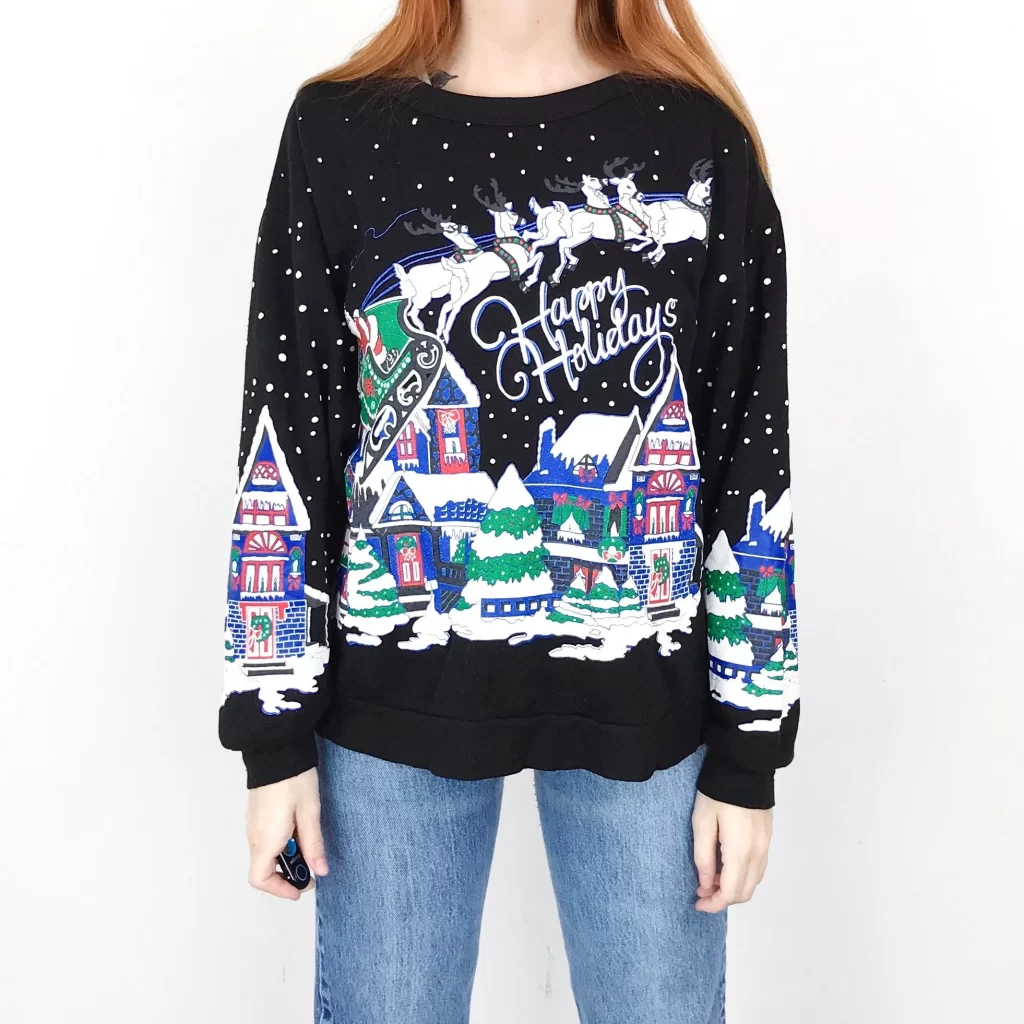 vintage christmas sweater