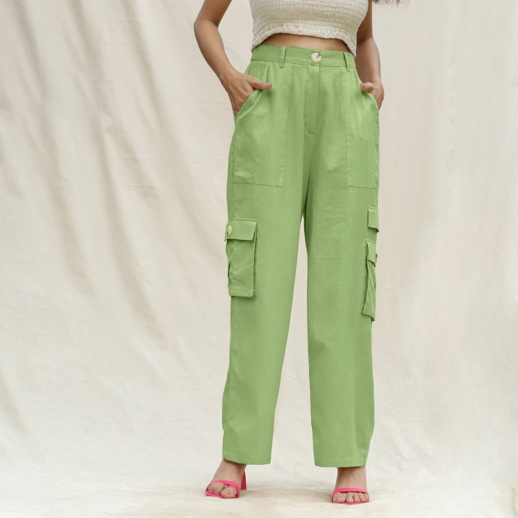 green cargo pants women