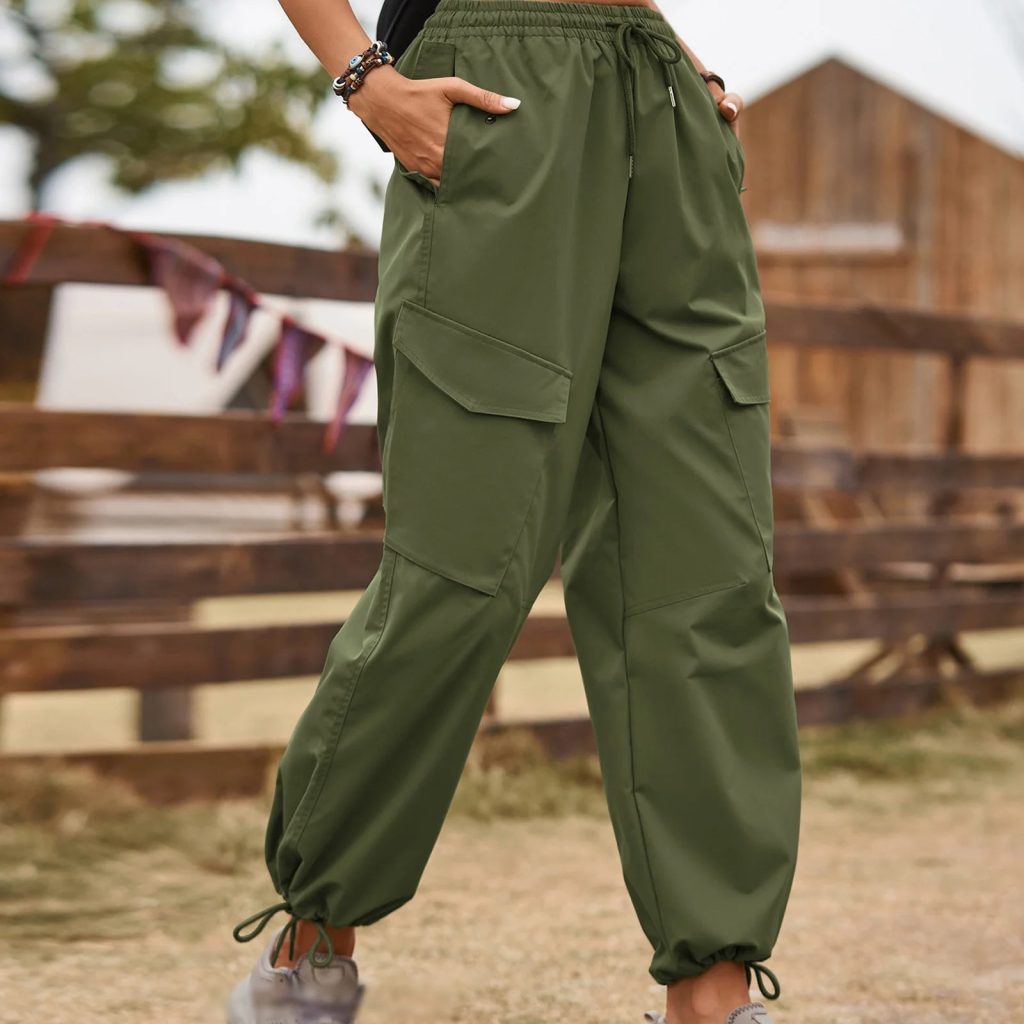 green cargo pants women