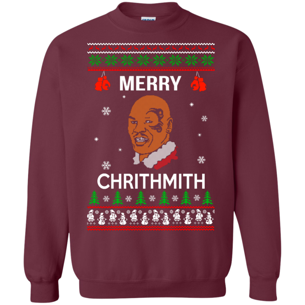 mike tyson christmas sweater