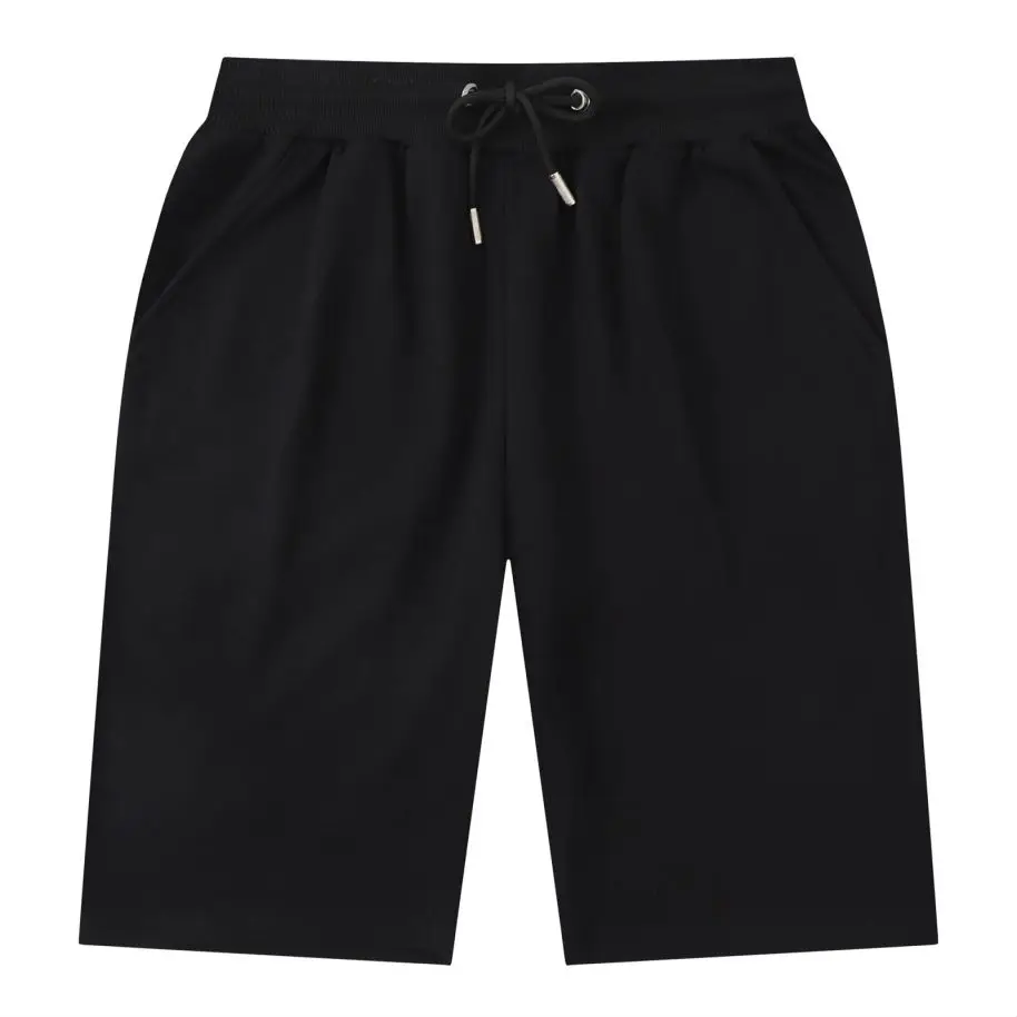 black cotton shorts