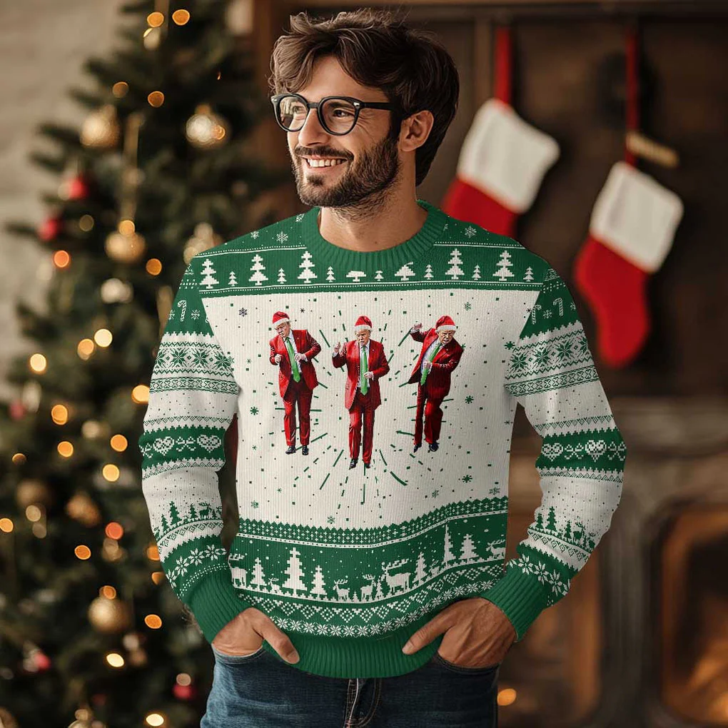 trump christmas sweater