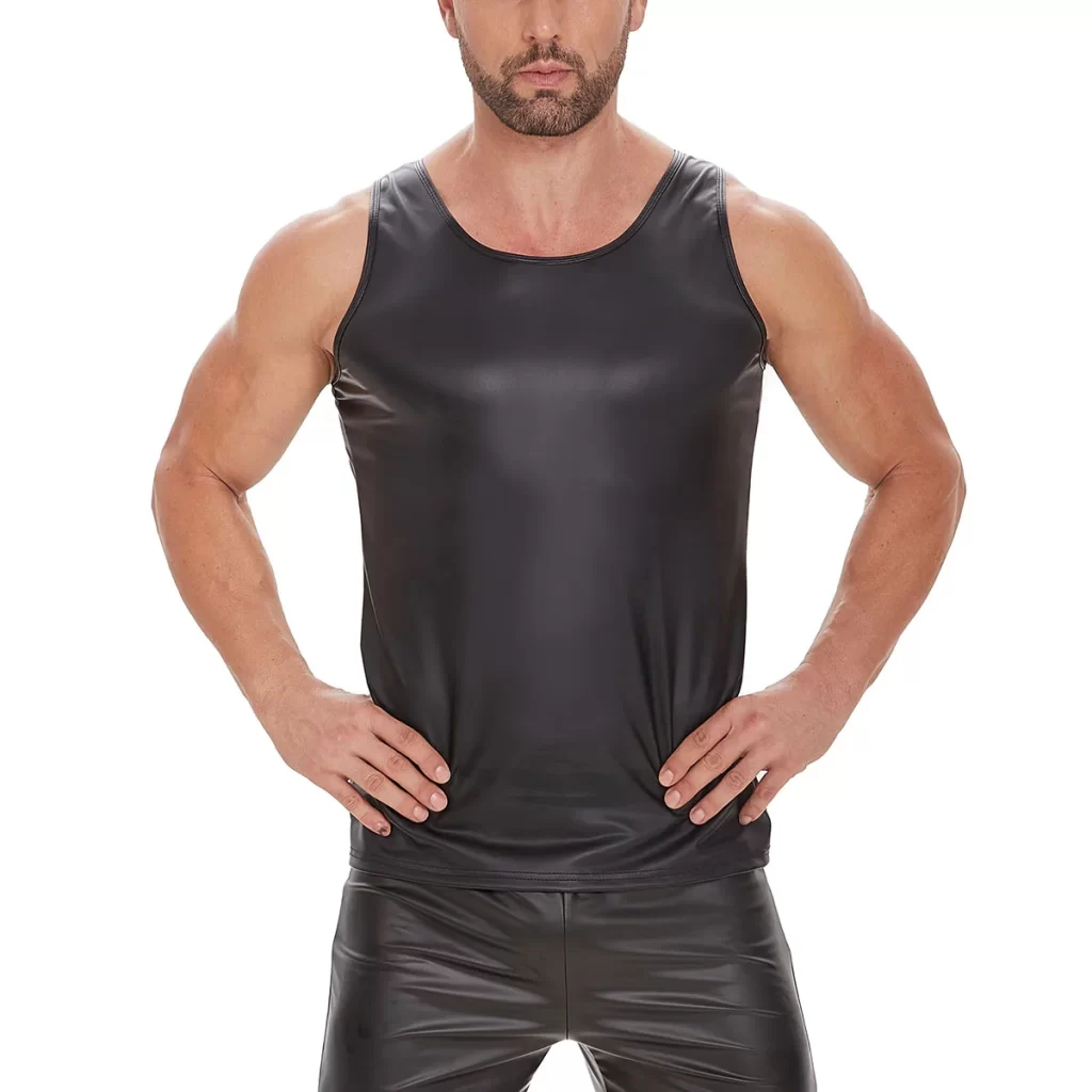 leather tank top