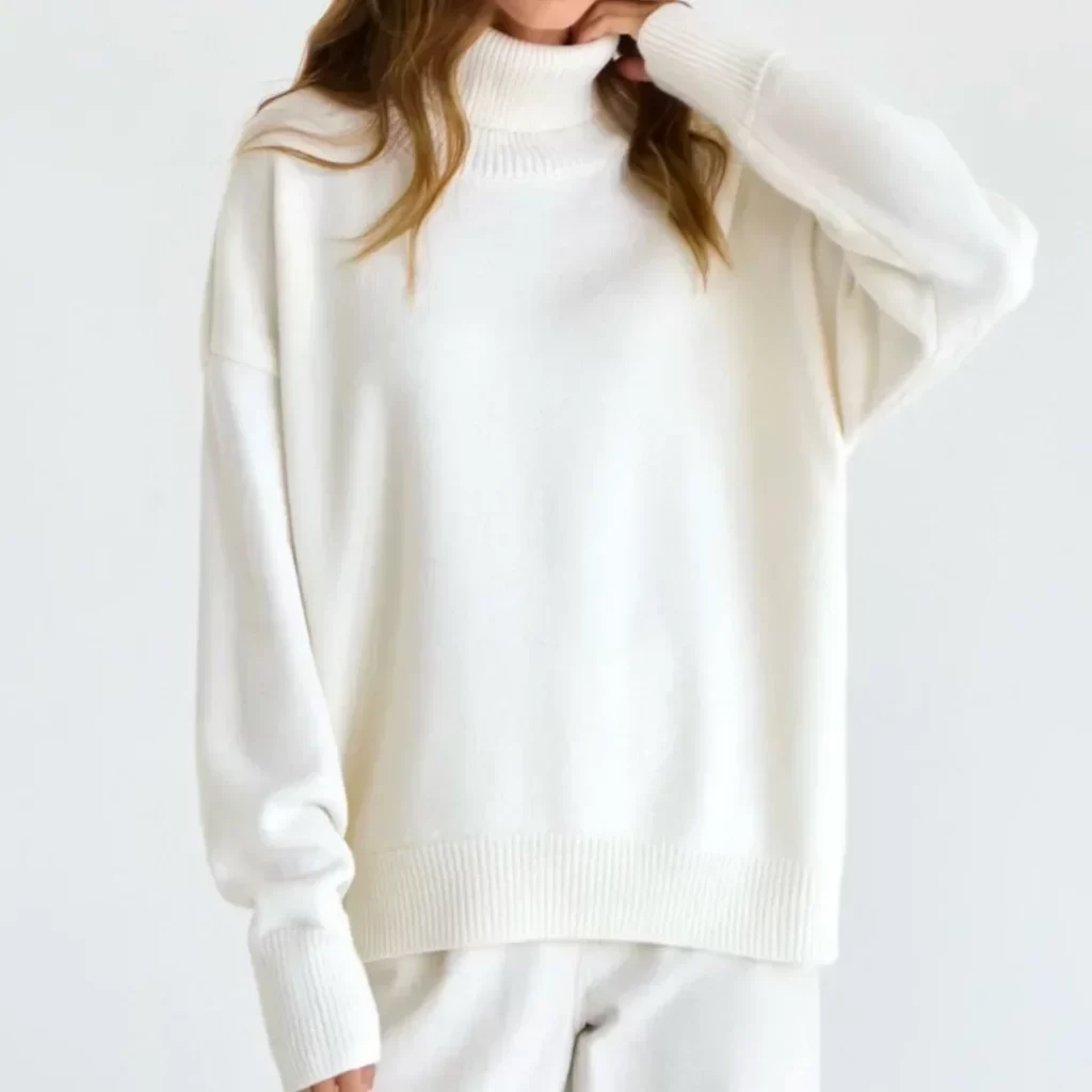 winter white sweater