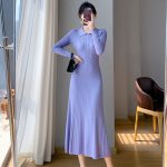 winter white sweater dress