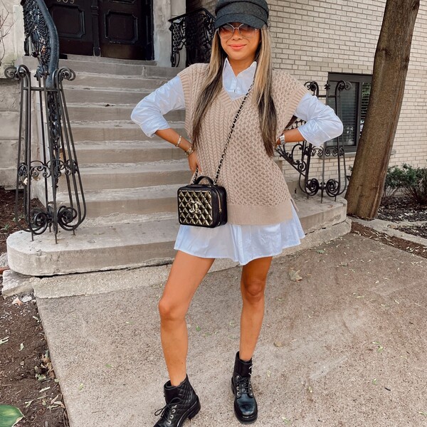 sweater vest outfit