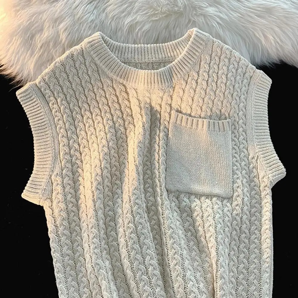 cable knit sweater vest