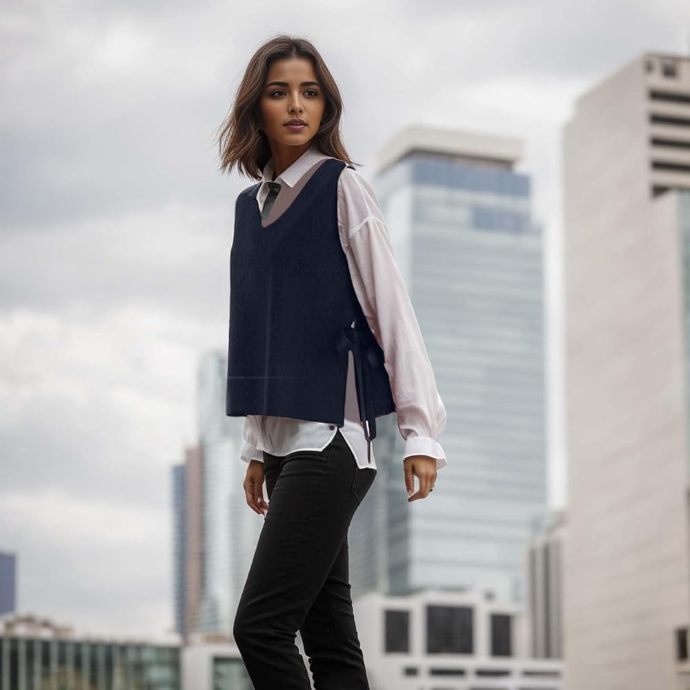 sweater vest outfit aesthetic