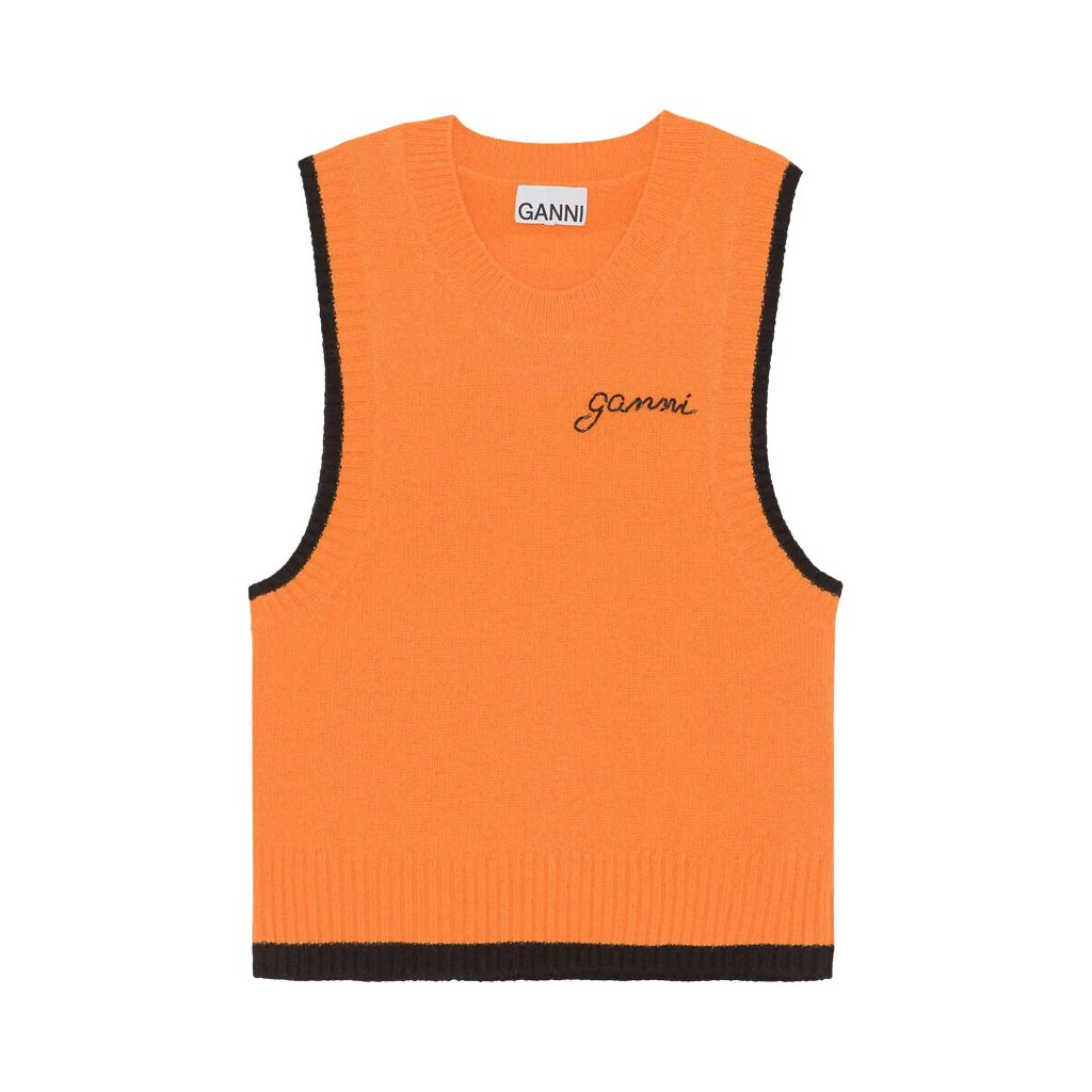 ganni sweater vest